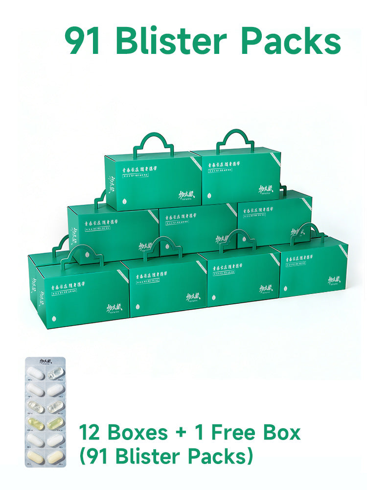 90-Day Quarterly Skincare Set (13 Boxes, 91 Blister Packs)